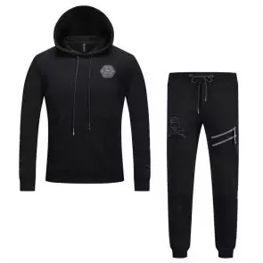 philipp plein jogging pas cher micro chapter skull